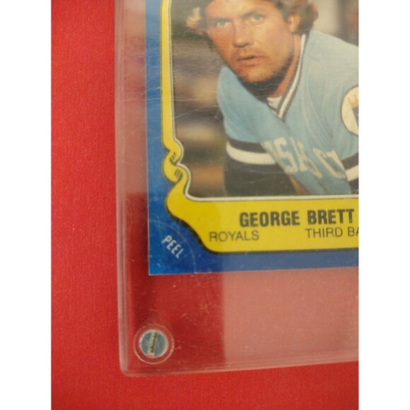 1981 FLEER STAR STICKER RARE GEORGE BRETT KANSAS CITY ROYALS HOF#43 NM - Picture 5 of 10